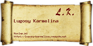 Lugosy Karmelina névjegykártya